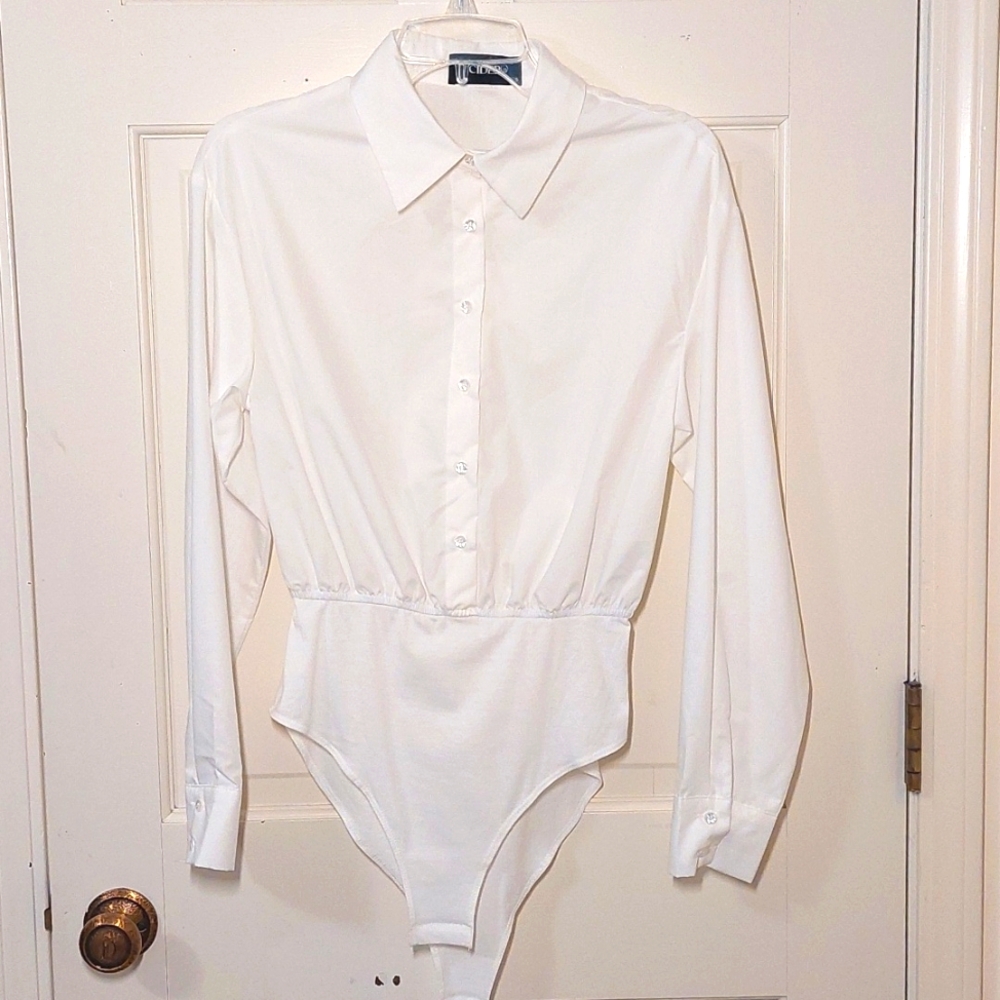Cider White Long Sleeve Bodysuit